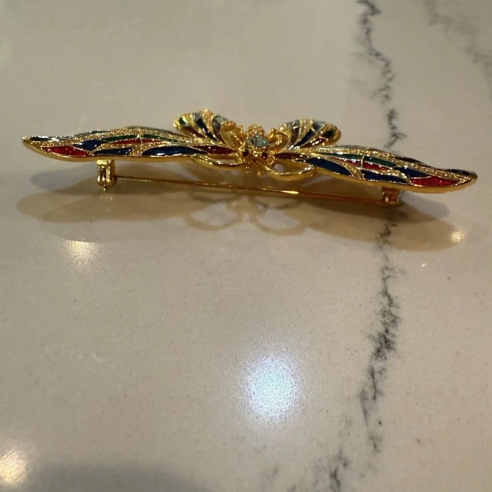 Camrose & Kross Vintage 90’s Jackie Kennedy Butterfly Brooch